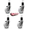 Service Caster 4'' Nylon Wheel Swivel 1-3/4'' Expanding Stem Caster Set, 4PK SCC-EX20S414-NYS-134-4 - alternate 4